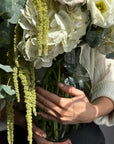 Interior arrangement “Botanical Bliss” - roses, greens