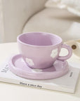 "Lavender Lace" - Purple Cup & Saucer Set