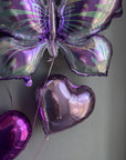 Balloons "Happy Birthday" - butterfly, star, hearts