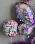Balloons "Happy Birthday" - butterfly, star, hearts
