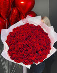 Bouquet "Explorer" - red roses