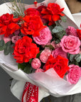 Bouquet "Cupid's Crush" - French Roses, peony roses
