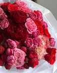 Bouquet "Cherry on Top" - Peonies, spray roses, peony roses (ONLY MIAMI)