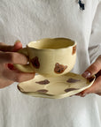 "Honey Bear" - Handcrafted Clay Tea Duo