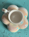 Glitter Petal Cup & Saucer Set