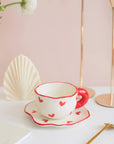 "Cupid’s Sip" - Handcrafted Clay Tea Duo