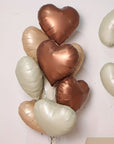 Balloons "Nude Hearts" - My Peonika Flower Shop