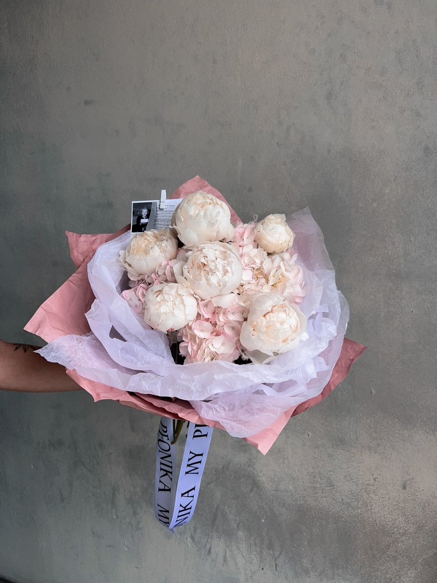 Bouquet "Baby Pink" - My Peonika Flower Shop