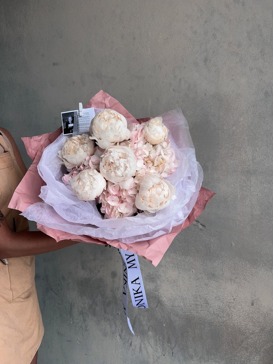 Bouquet "Baby Pink" - My Peonika Flower Shop