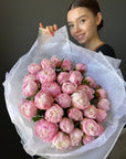 Bouquet of Peonies "Gardenia" - My Peonika Flower Shop