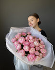 Bouquet of Peonies "Gardenia" - My Peonika Flower Shop