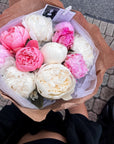 Bouquet of Trio Mixed Peonies - My Peonika Flower Shop
