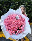 Bouquet " Pink Expression" - My Peonika Flower Shop