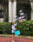 Extra Large Clear Balloons with confetti - My Peonika Flower Shop