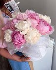 Flower Box "Peony Ice Cream" - My Peonika Flower Shop