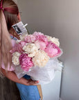 Flower Box "Peony Ice Cream" - My Peonika Flower Shop