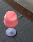 Unique curvy wine glass - My Peonika Flower Shop