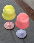 Unique curvy wine glass - My Peonika Flower Shop