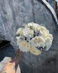 Wedding Bouquet "Elegant Ocean Breeze" - My Peonika Flower Shop