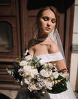 Wedding Bouquet "Midnight Elegance" - My Peonika Flower Shop