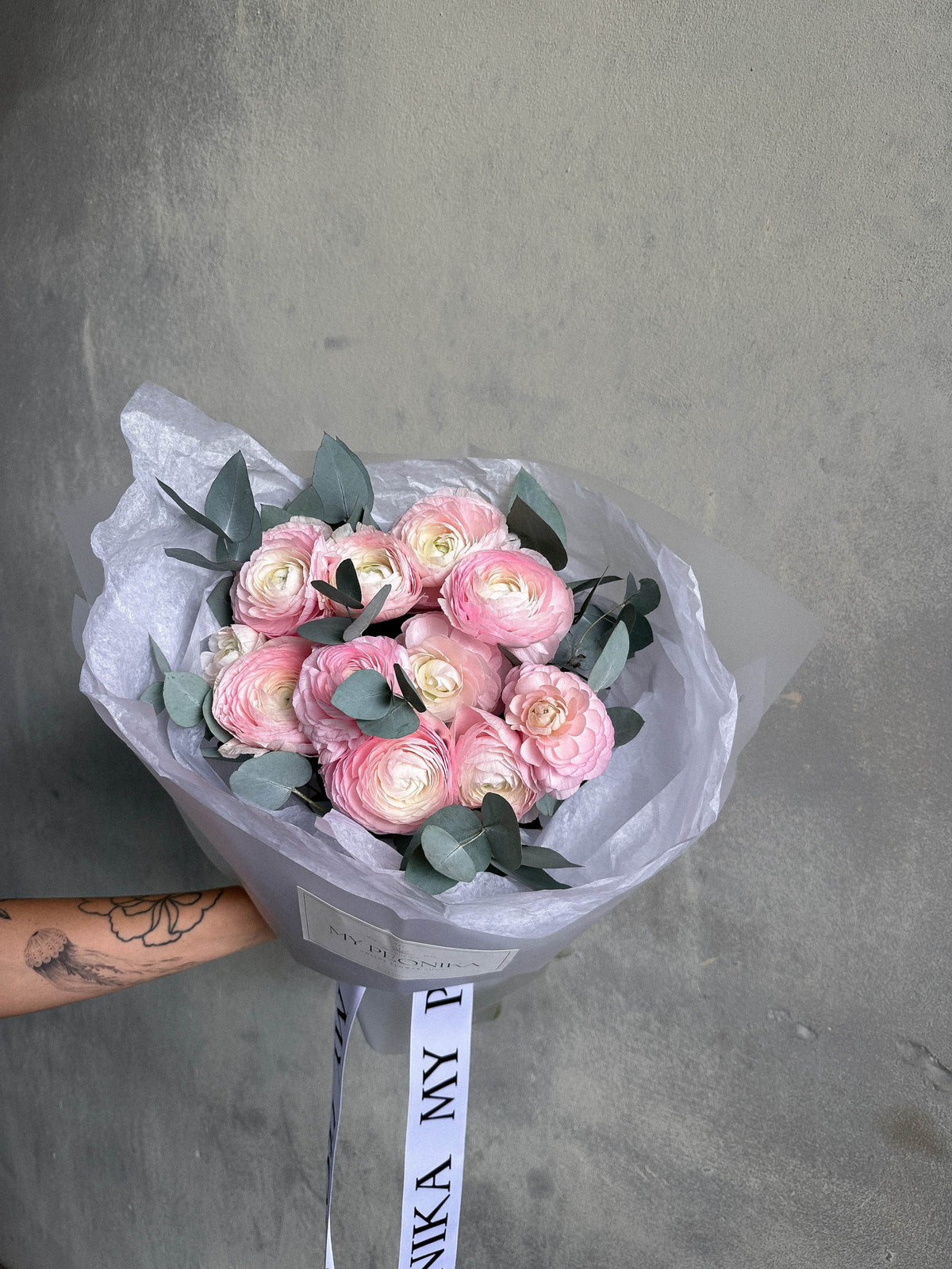 Mono Bouquet "Ranunculuses"