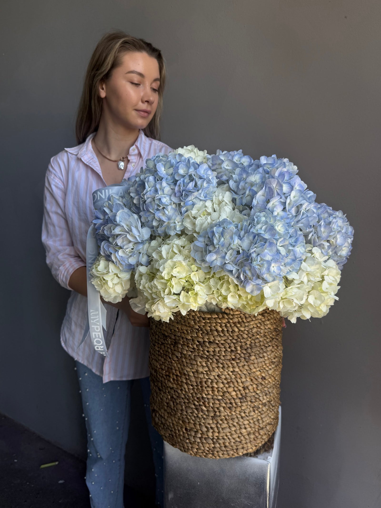 Woven Basket Vase