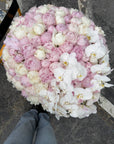 Flower Basket “Beyond Dreams” — peonies, orchids