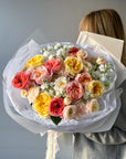 Bouquet “Cutie Pie” - garden roses, stock