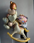 Set “Welcome New Baby” — bouquet and balloons