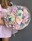 Bouquet “Everyone’s Type” — hydrangeas, roses, peonies