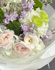 Bouquet “Made for YOU” — hydrangea, ranunculus, stock flowers, dianthus