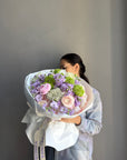 Bouquet “Made for YOU” — hydrangea, peonies, ranunculus, viburnum, stock flowers