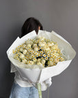 Bouquet “The Happy Bunch” — garden spray roses, chamomile