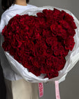 HEART CORE - 50 heart shaped roses