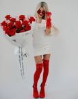 Bouquet “Fifth date” - 2 dozen red roses