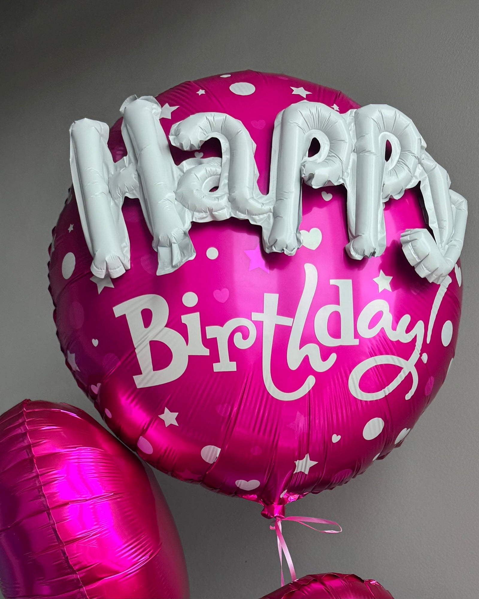 Happy birthday balloons set