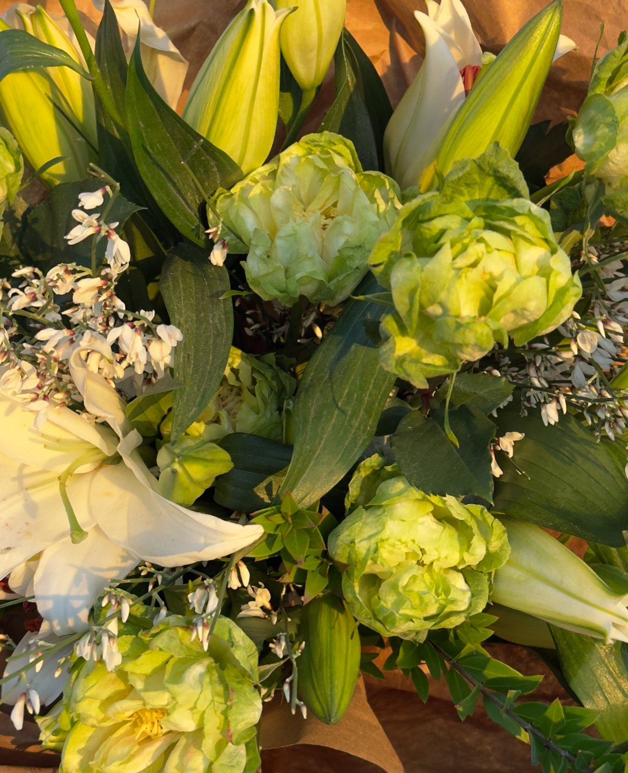 Bouquet “Veggie” - veggie roses, lilies