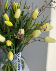 Bouquet in a vase “Lemonade” - french tulips