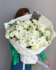 Bouquet “ Mamma mia Eustoma ” - white lisianthus
