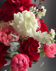 Flower box “Peony lover” - peonies, roses