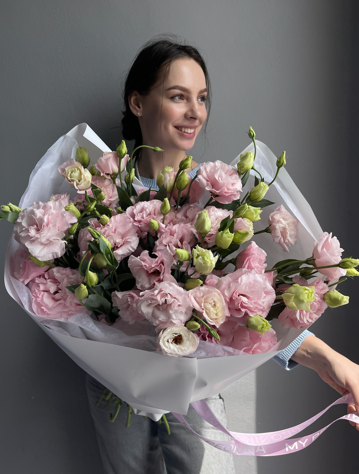 Bouquet “Tatiana” - pink lisianthus