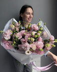 Bouquet “Tatiana” - pink lisianthus