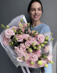 Bouquet “Tatiana” - pink lisianthus