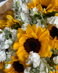 Bouquet "Honey" - sunflowers, stock