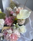 Bouquet "Lover’s Serenade" - calla lilies, peonies, roses