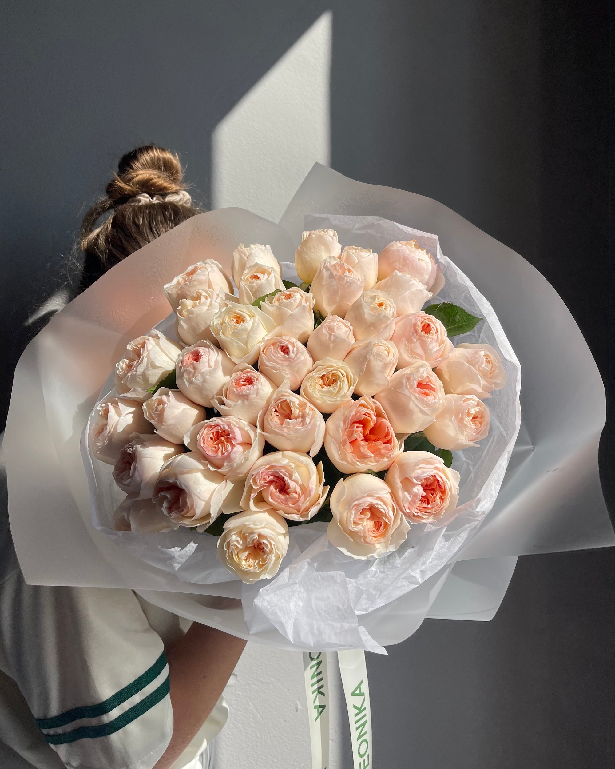 Mono Bouquet &quot;Juliet&quot; - garden roses