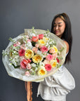 Bouquet “Cutie Pie” - garden roses, stock