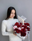 Flower Box “Just for Her” — assorted roses