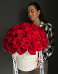 Flower Box "Freedom" - red roses