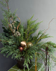 Christmas Arrangement in a Vase “Honey Baby”